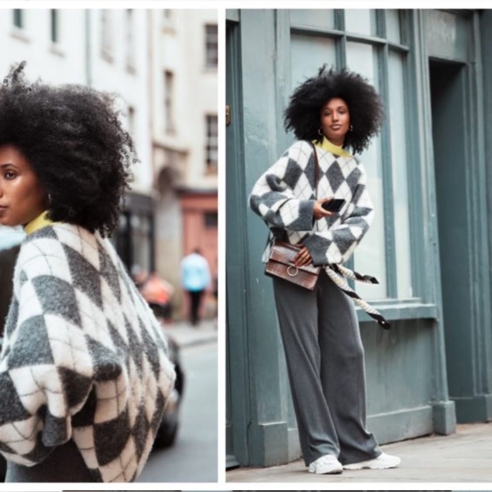 Pringle of Scotland x H&M wide leg pants